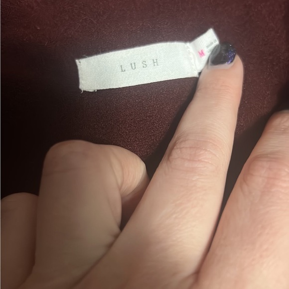 Maroon Oversized Blazer Medium - Picture 5 of 5